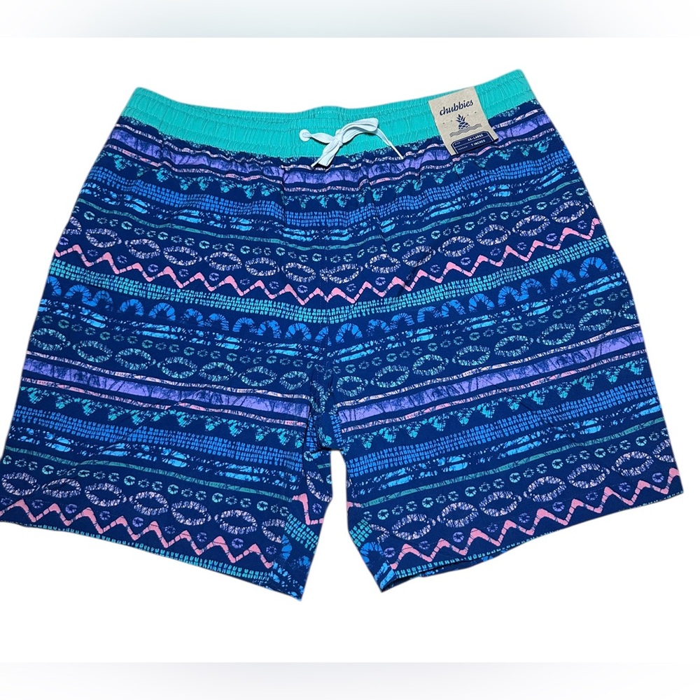 CHUBBIES M 7" CLASSIC SWIM WITH LINER THE FAVS Brand New With Tags